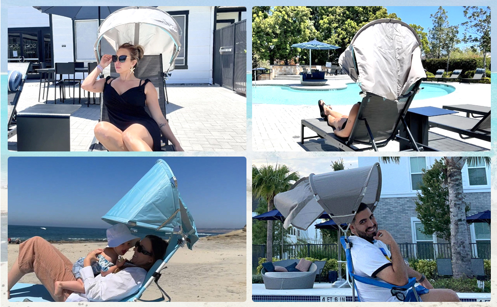 Umbrella for chair