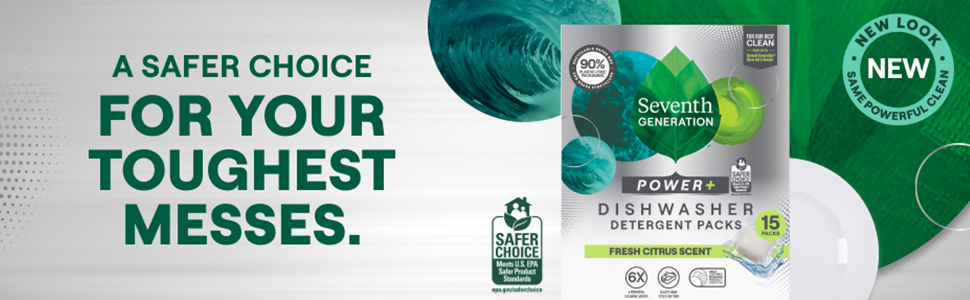 Seventh Generation Dishwasher Detergent packs