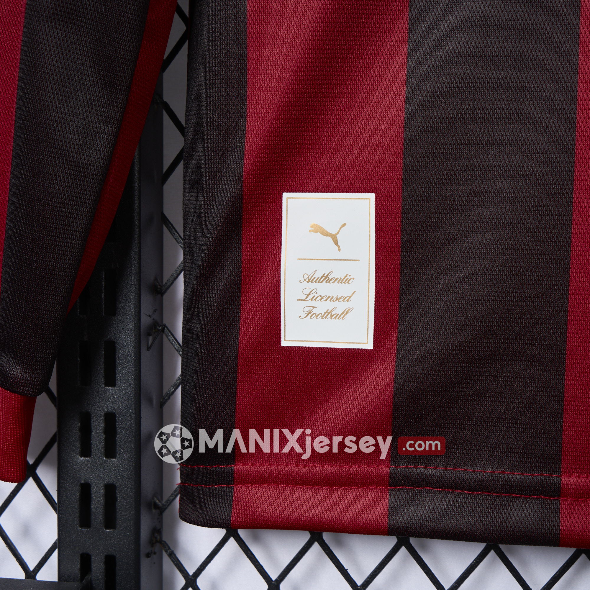 ManixJersey.com | AC Milan 24-25 125th Anniversary Long Sleeves Red Jersey - Fans Version -Customize Name, Number and Patch | Worldwide Shipping