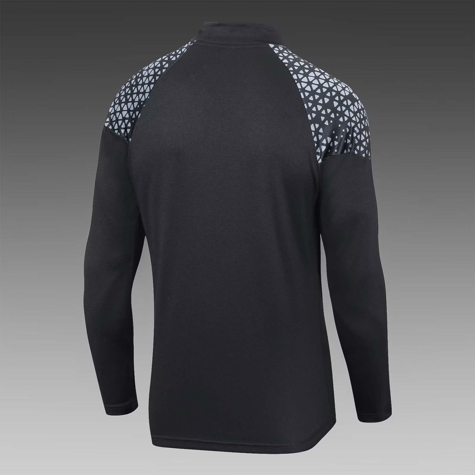 2023/2024 Olympique de Marseille Half-Pull Training Suit Black Football Jersey Set:football jersey mysite: unitedjerseyfootball 邓江浪:football