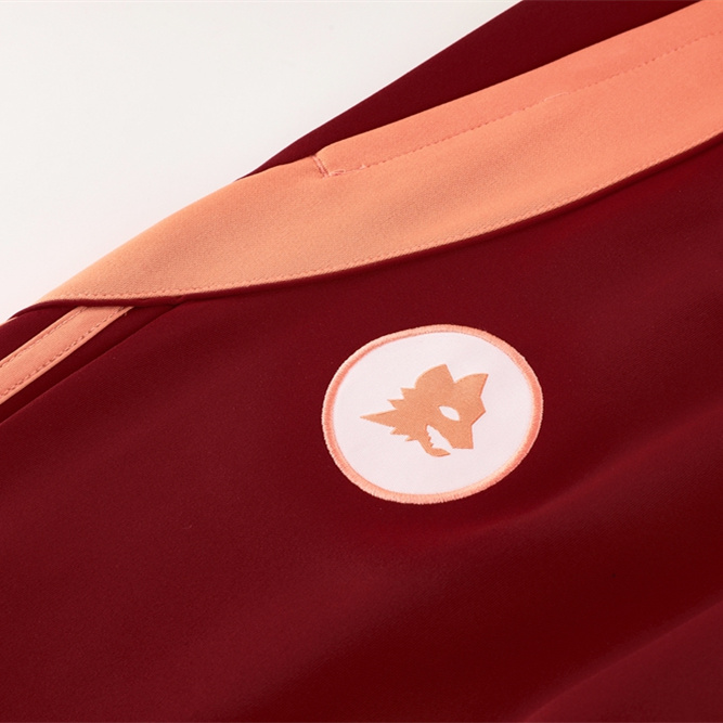 ManixJersey.com | AS Roma 24-25 Originals LFSTLR Jacket Training Tracksuit - White Top and Red Pant -Customize Name, Number and Patch | Worldwide Shipping