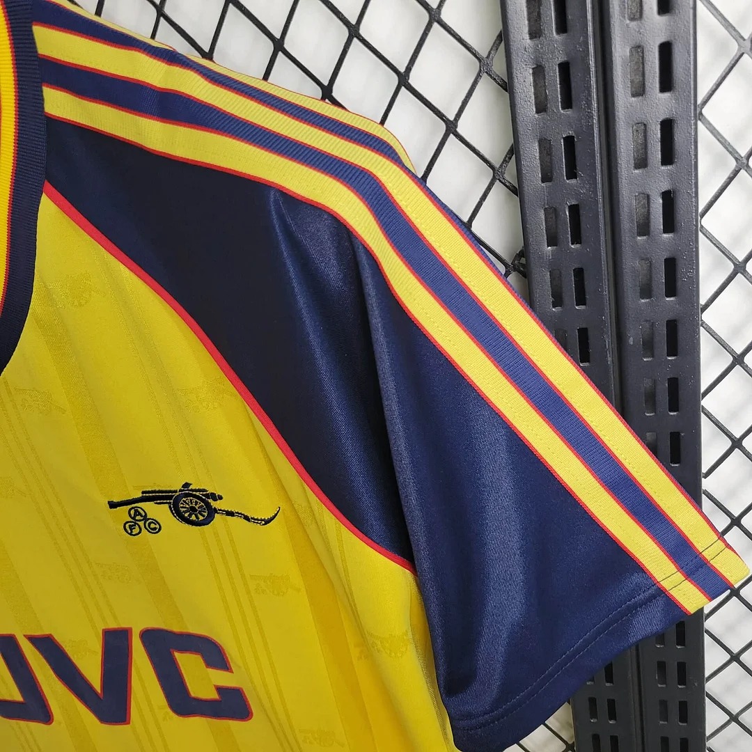 ManixJersey.com | Retro Arsenal 88-90 Away Jersey -Customize Name, Number and Patch | Worldwide Shipping