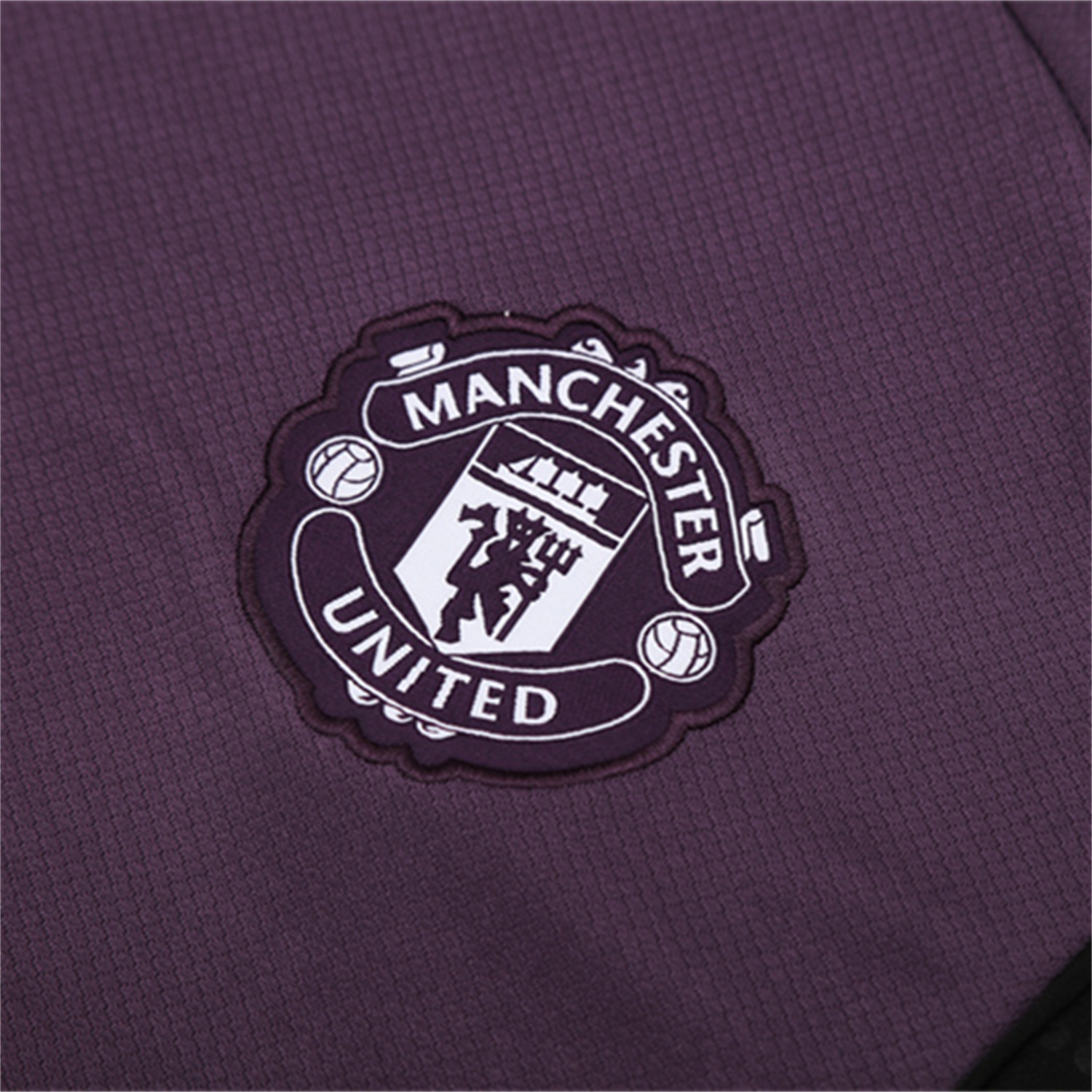 UltraTrikot-Manchester United 25-26 Kids Short-Sleeve Training Set - Purple Top & Black shorts