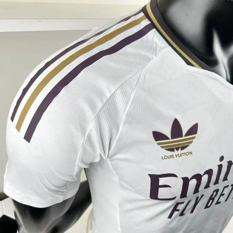 25-26 Real Madrid LV co-branded soccer jersey-Player Version: Ajax 24-25 Home Stadium Jersey - Fans Version mysite: Adidas luxuryfootballshirts.com: https://www.luxuryfootballshirts.com/