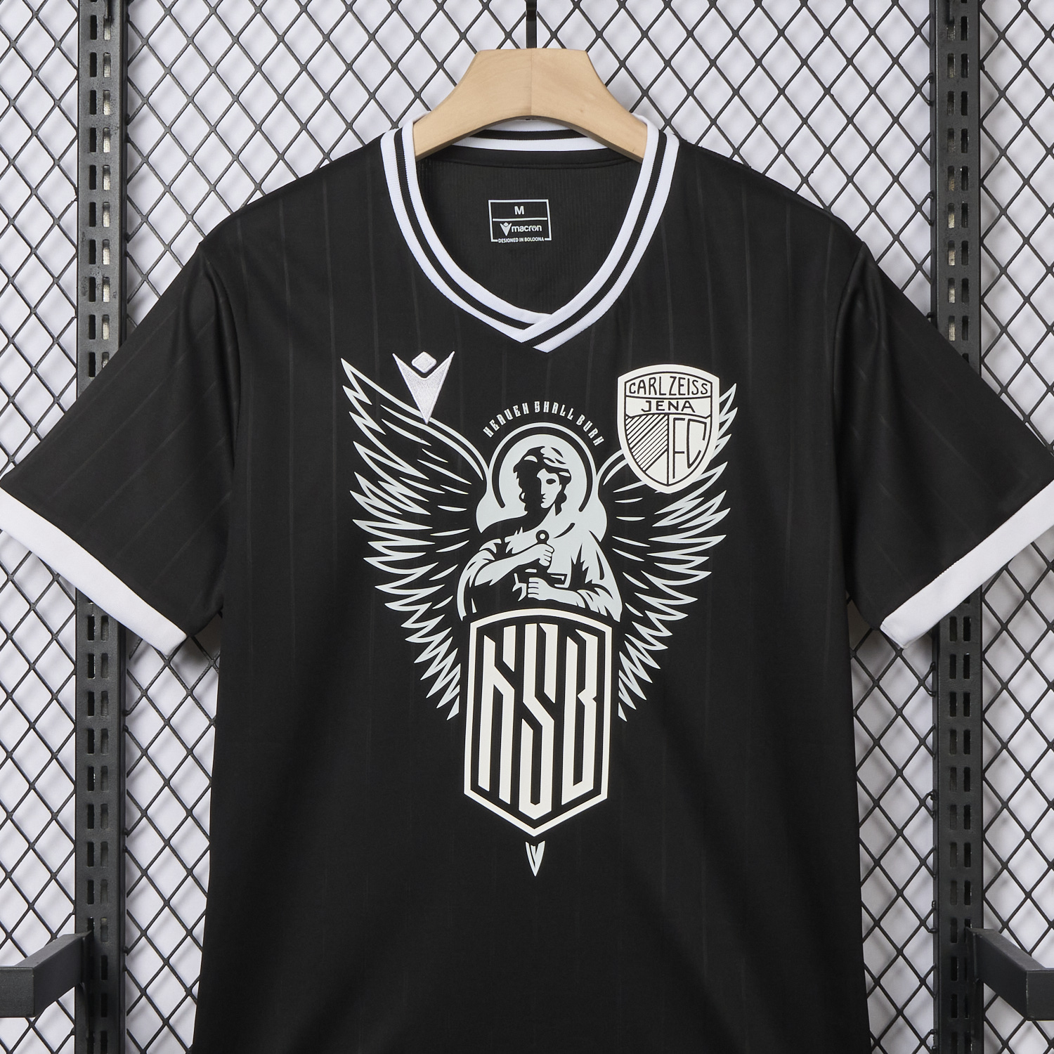 UltraTrikot-Carl Zeiss Jena 24-25 Black Pre-Match Special Jersey - Fans Version