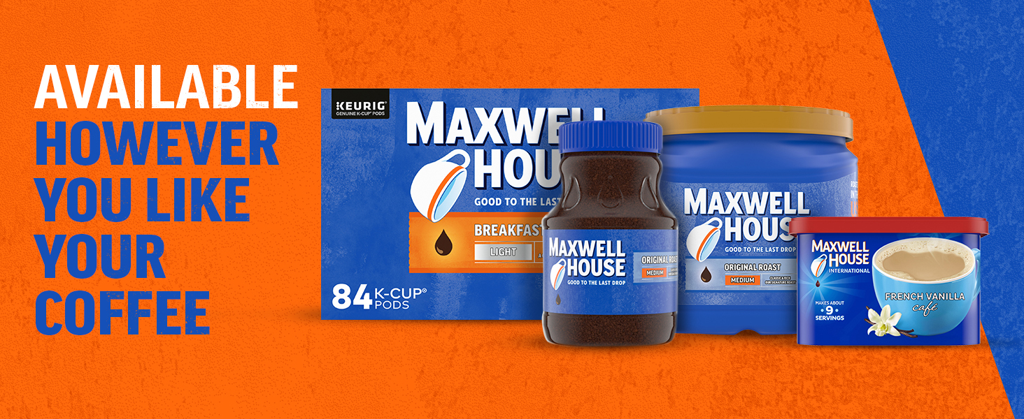 Available However You Like Your Coffee