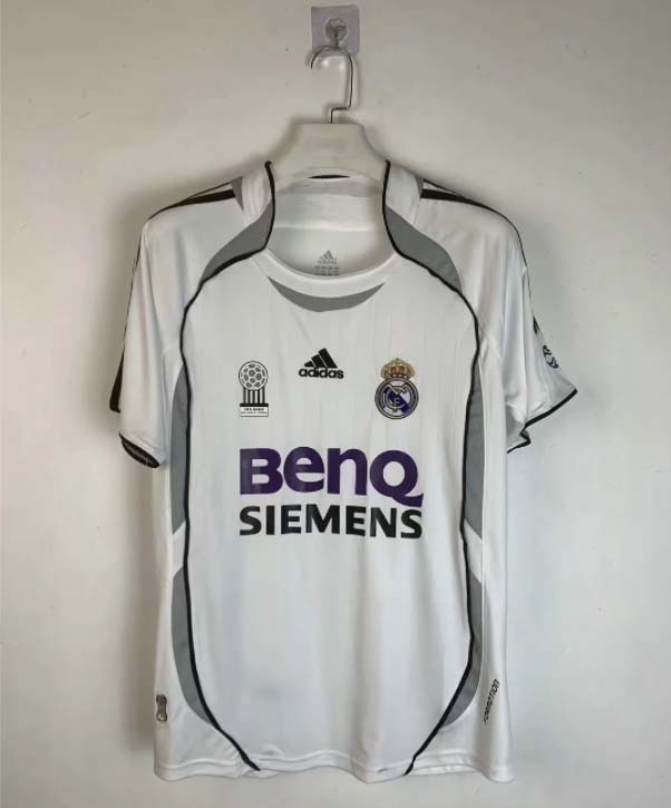 2006/2007 Retro Real Madrid Home Football Shirt 1:1 Thai Quality:football jersey mysite: unitedjerseyfootball 邓江浪:football