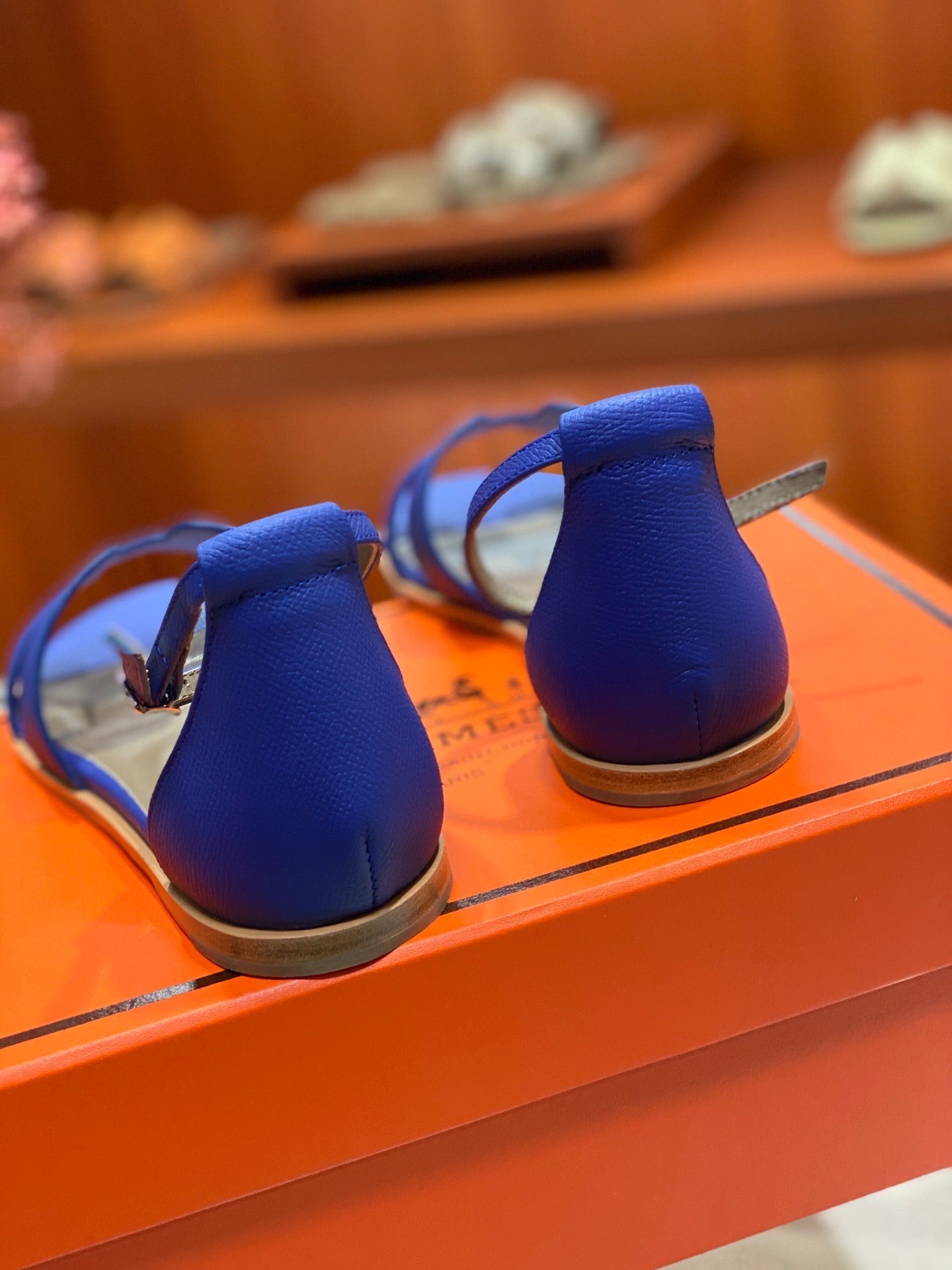 SANTORINI SANDAL AZURE CALFSKIN、mysite、Cacoeks