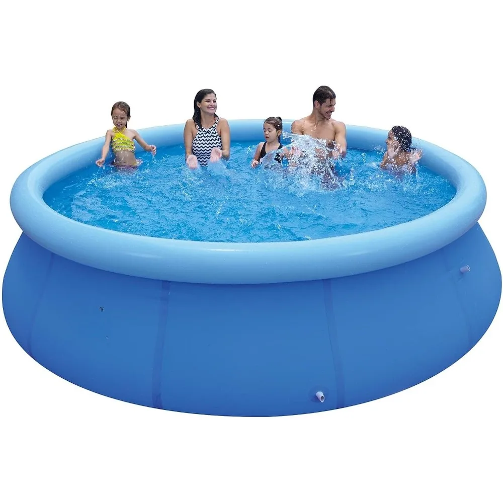 Outdoor Hot Tubs, 12ft X 36in Inflatable Swimming Pool Outdoor Above Ground Pool, Outdoor Hot Tubs