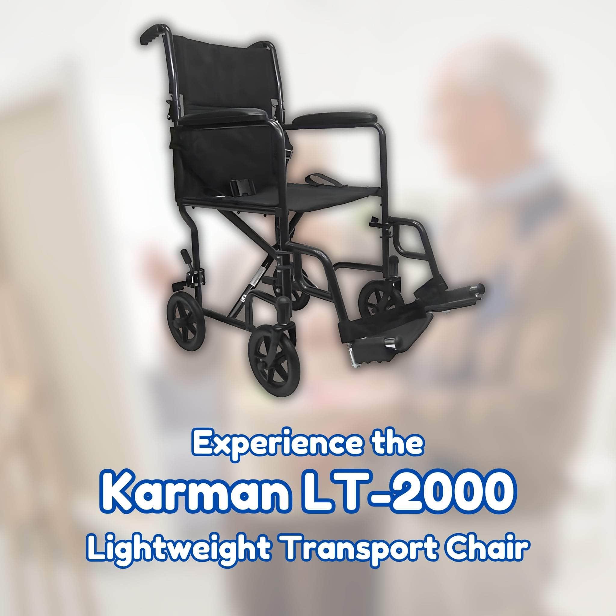 Experience the Karman LT-2000 Lightweight Transport Chair