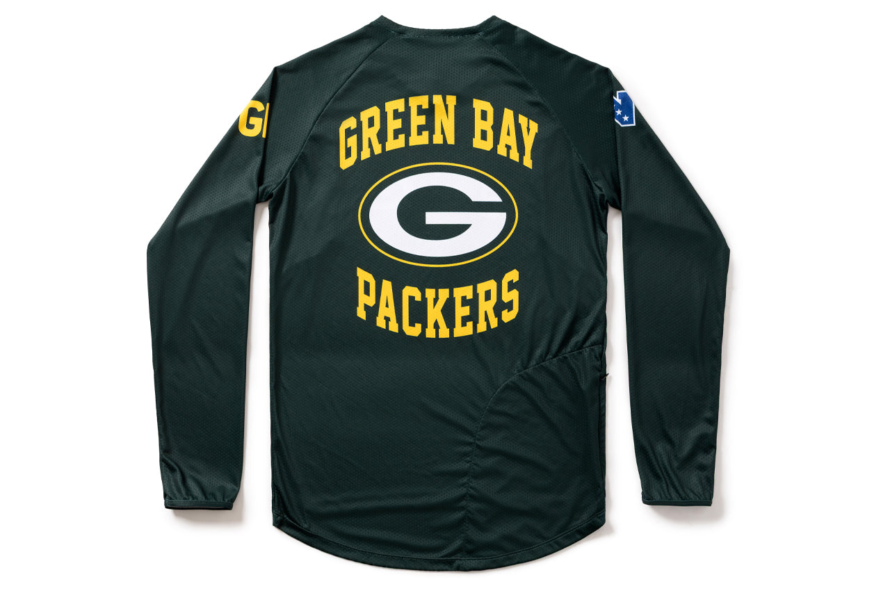 #NFLJ-GB – NFL Collection | Long Sleeve MTB Jersey – Green Bay Packers (Size Small, Like-New – Washed for Photos)、mySite、bearsvspackers
