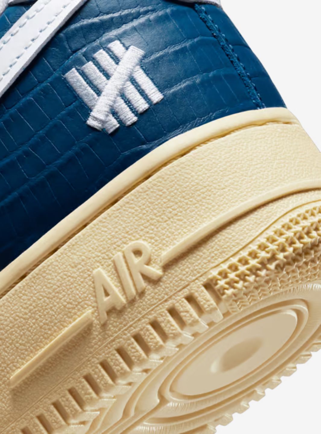 Nike Air Force 1 Low SP Undefeated 5 On It Blue Yellow Croc、NIKE、Cacoeks