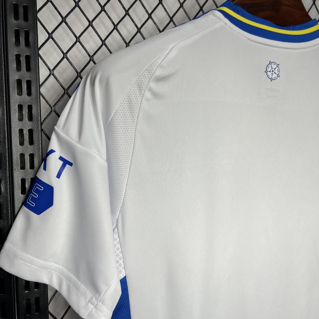 ManixJersey.com | Leeds United 24-25 Home Stadium Jersey - Fans Version -Customize Name, Number and Patch | Worldwide Shipping