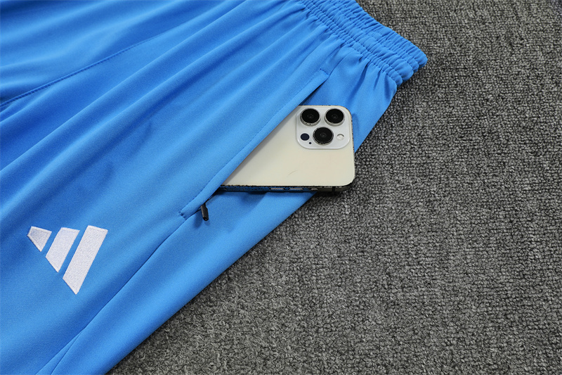 2025/2026 Real Madrid Half-Pull Training Suit Blue Football Shirt 1:1 Thai Quality Set:football jersey mysite: unitedjerseyfootball 邓江浪:football