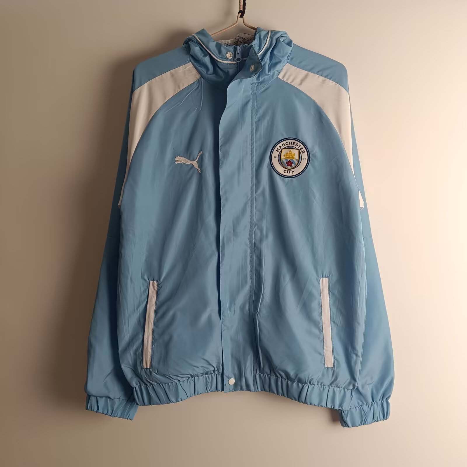 2024/2025 Manchester City Windbreaker Blue Jersey:football jersey mysite: unitedjerseyfootball 邓江浪:football