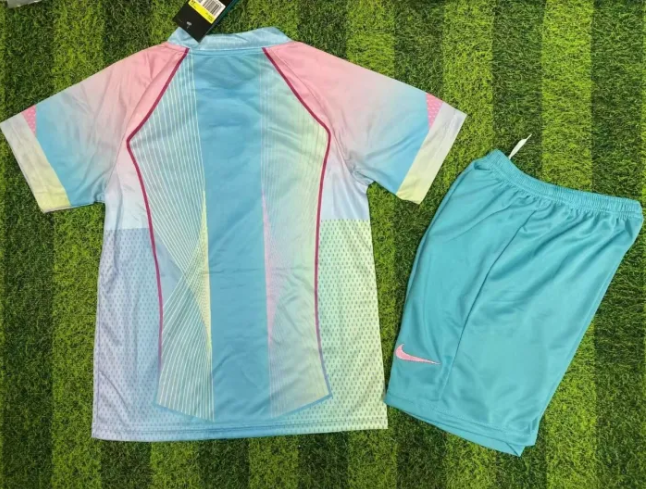 2025/2026 Barcelona Light Blue Special Edition Kid Kits 1:1 Thai Quality:football jersey mysite: unitedjerseyfootball 邓江浪:football