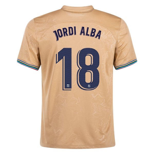 22/23 Jordi Alba #18 Barcelona Away Jersey-mysite Custom Football Kit- Nextkits