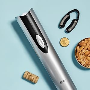 Wine Opener and Foil Cutter on Blue Background