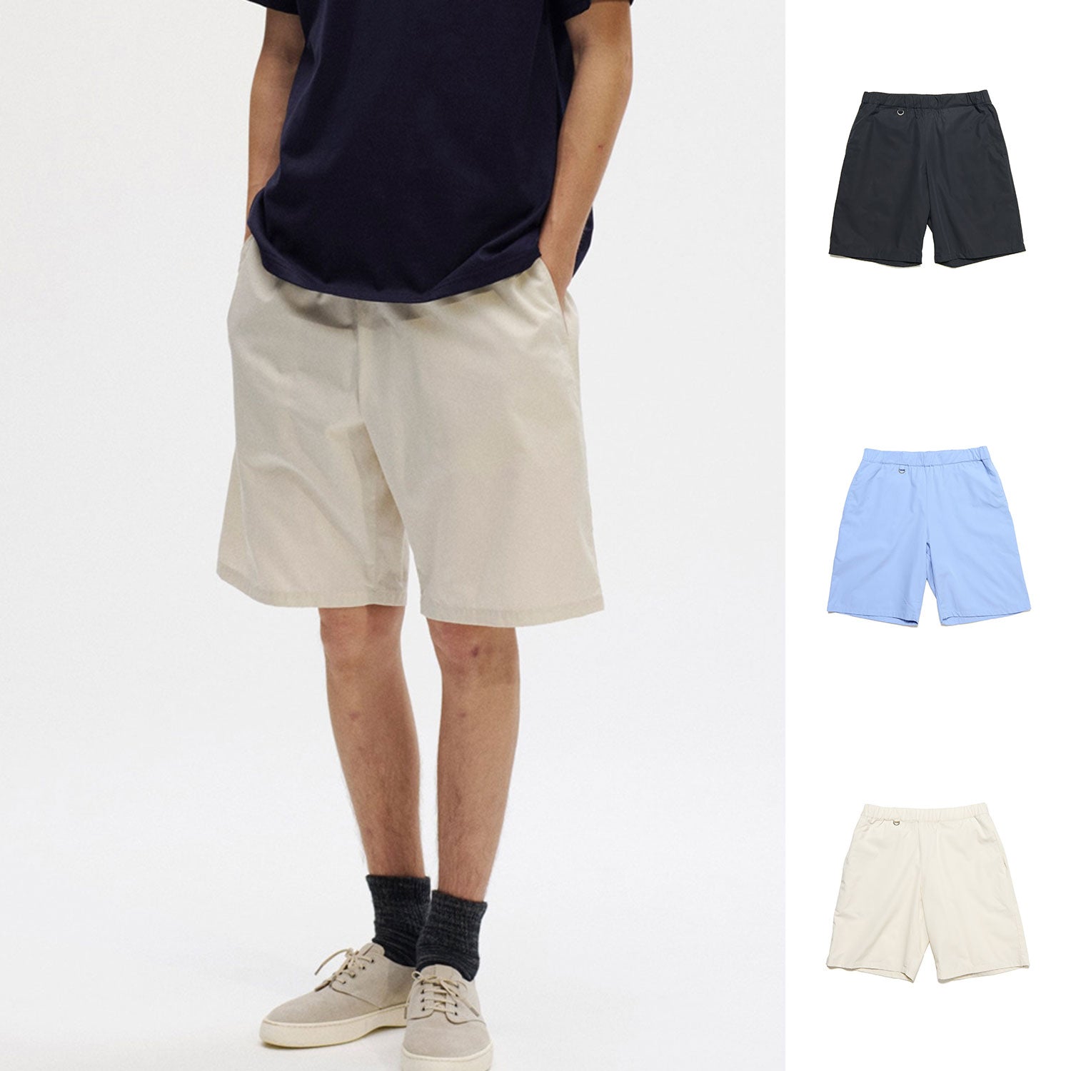 SOPHNET. 25S/S ORGANIC COTTON EASY SHORTS  SOPH-250032 