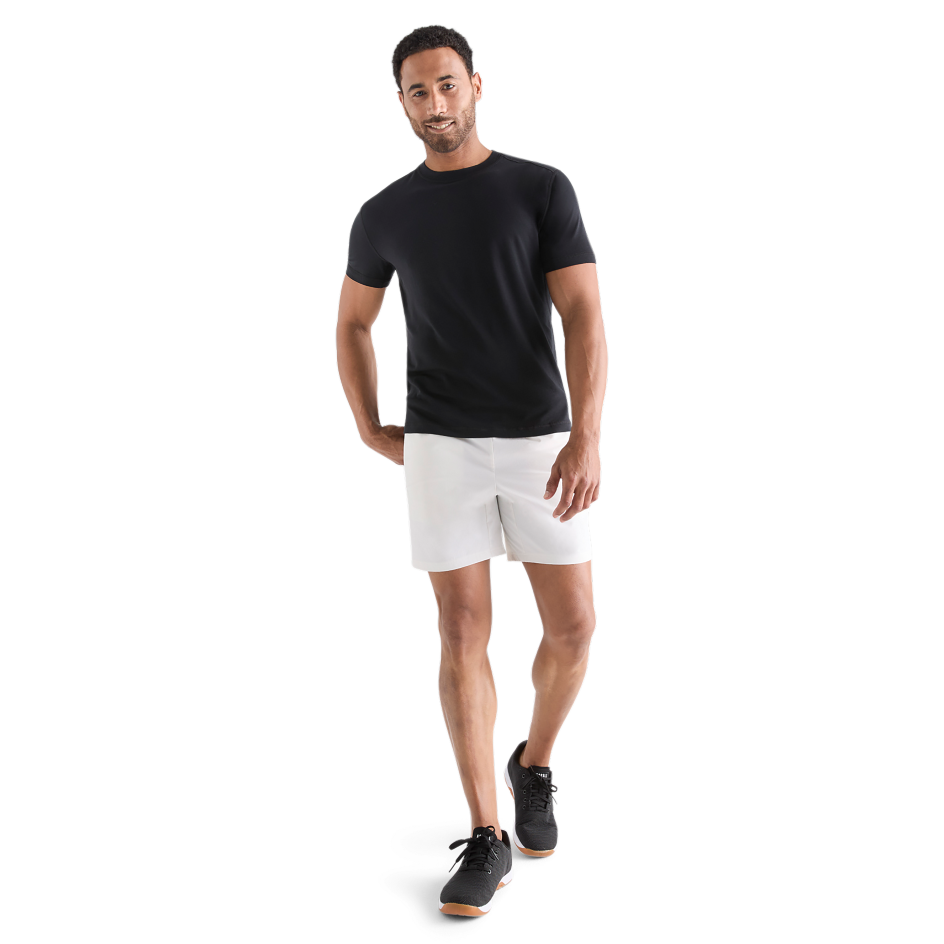 Men's Solid Stretch Short 7