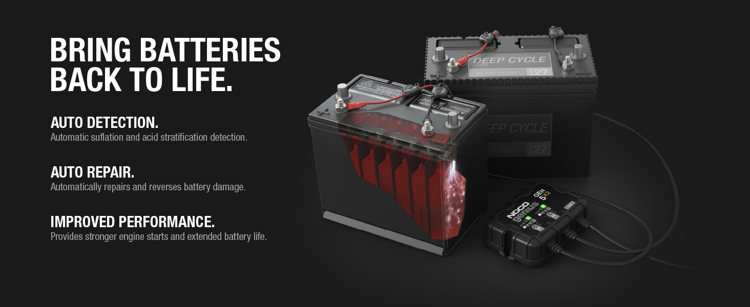 GEN5X2, 2-Bank, 10-Amp Fully-Automatic Smart Marine Charger, 12V Onboard Battery Charger