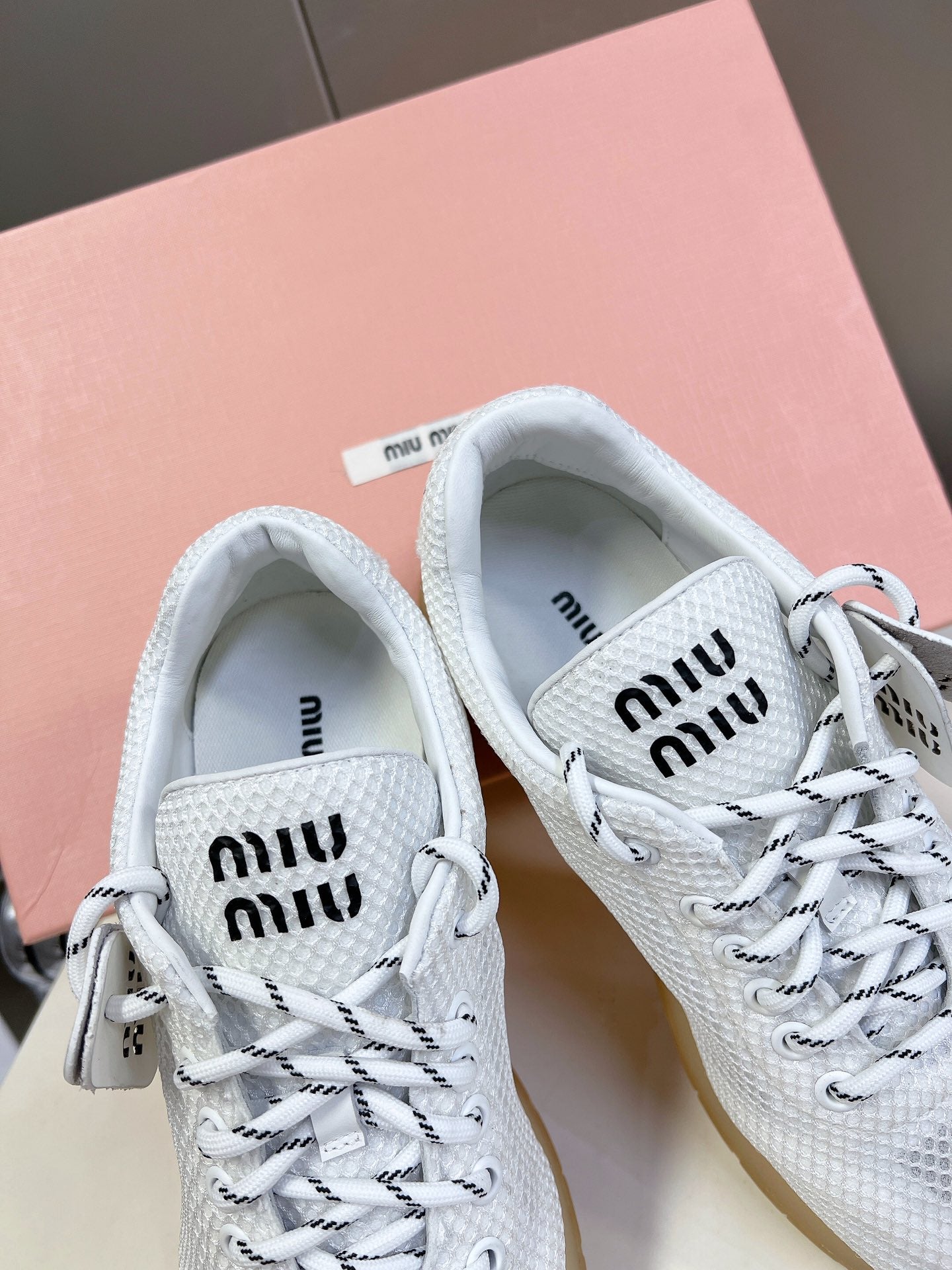 BASIC SNEAKERS IN WHITE MESH、mysite、Cacoeks