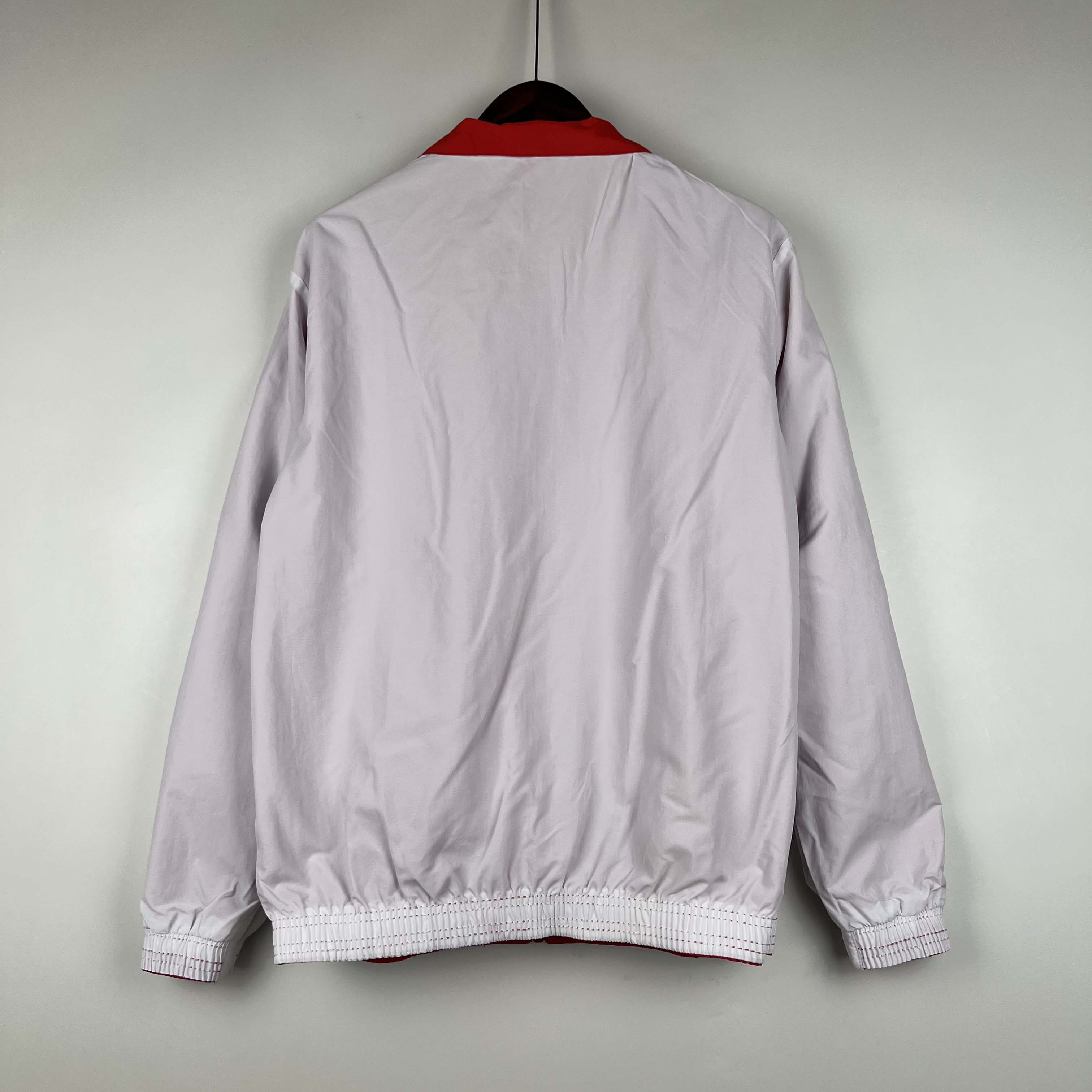 2023-2024 Bayern Munich Reversible Windbreaker (Red-white)Soccer Jersey 1:1 Thai Quality:football jersey mysite: unitedjerseyfootball 邓江浪:football