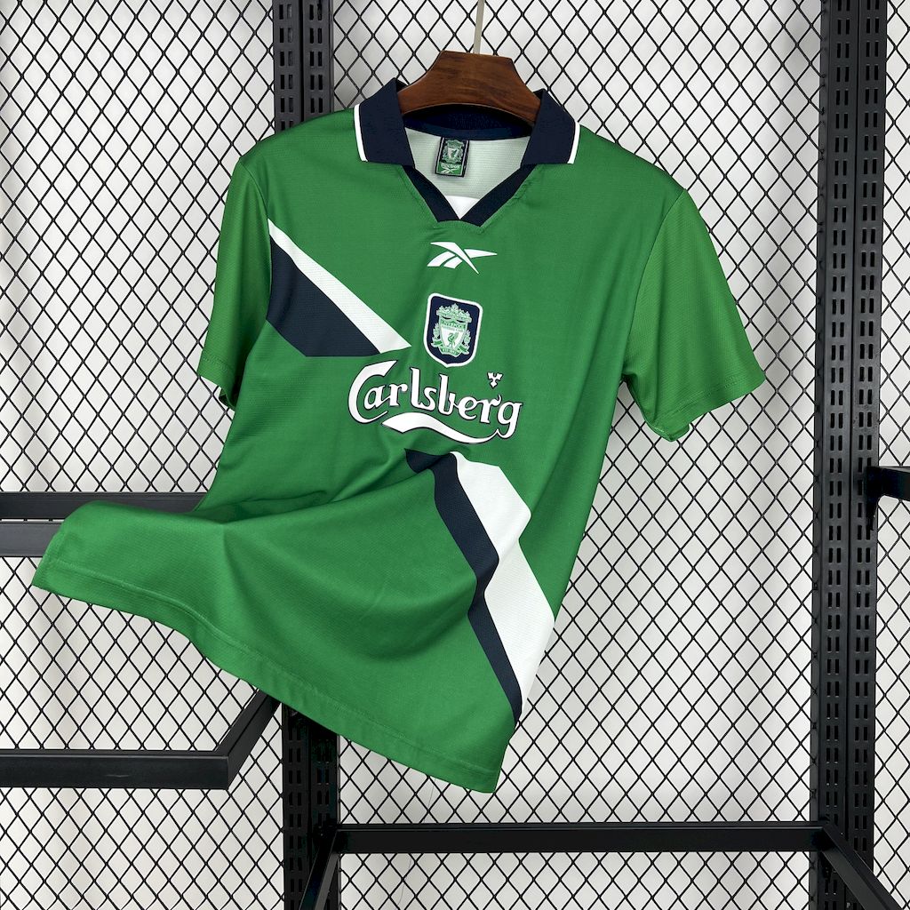 Higojerseys-Retro Liver.pool 1999-00 Away Jersey