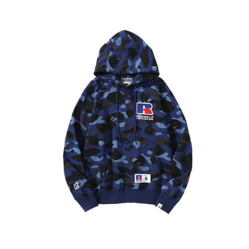 Bape x Russell Shark Navy Hoodie、mysite、Cacoeks