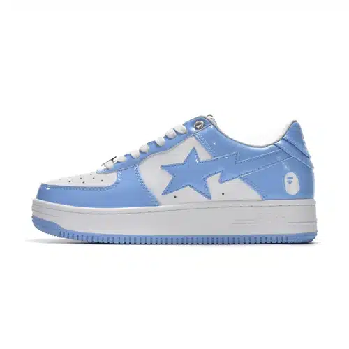 BAPESTA Patent Leather Sneakers、mysite、Cacoeks