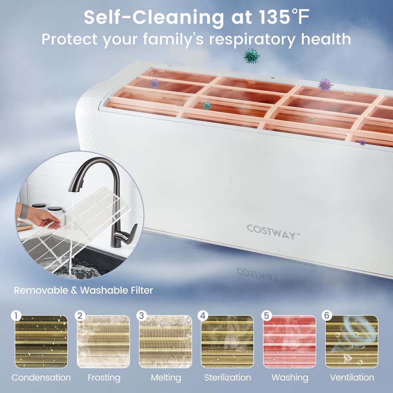 Eletriclife 22000 BTU 21 SEER2 208-230V Mini Split Air Conditioner and Heater