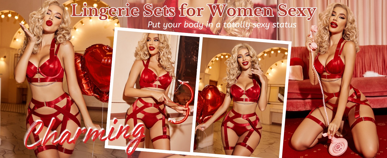 red lingerie