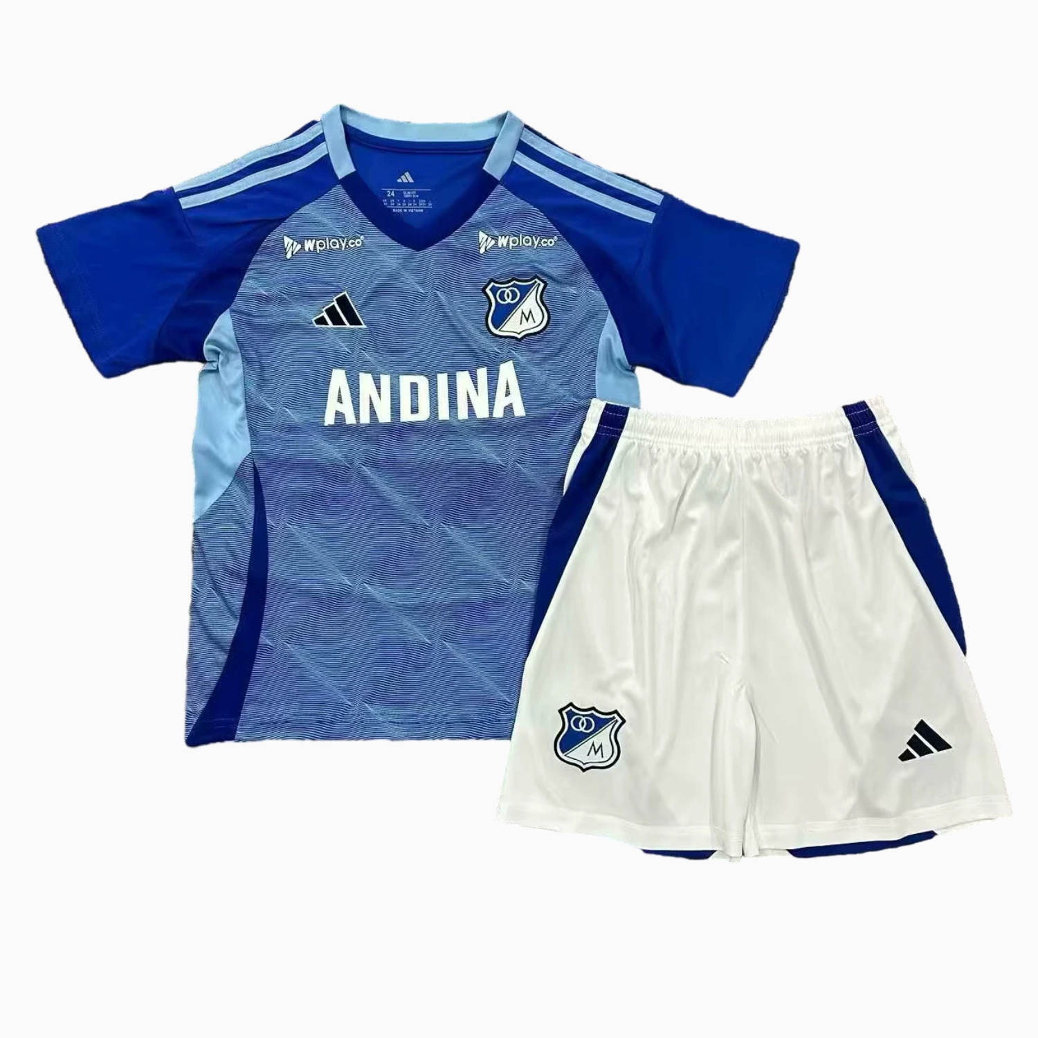 foot-Millonarios 25-26 Home Kids Kit