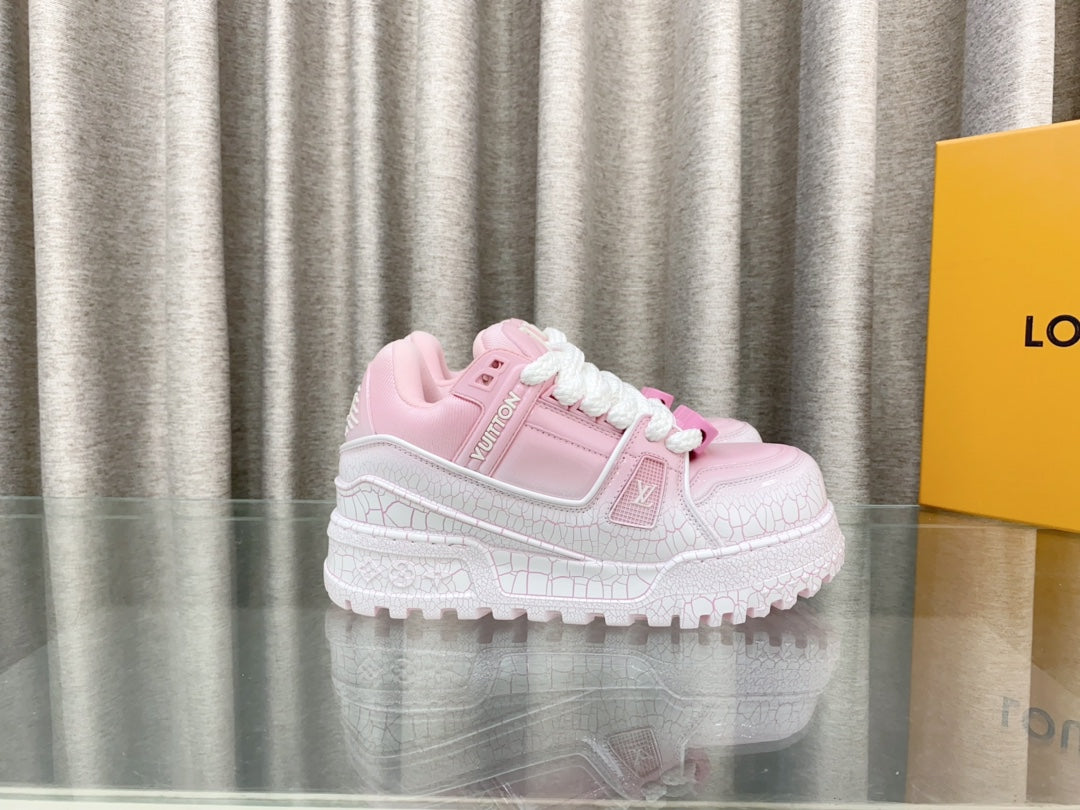 LV TRAINER PANG DING IN BABY PINK CALFSKIN、mysite、Cacoeks