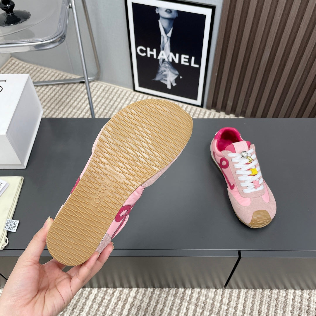 BALLET RUNNER 2.0 IN PINK PASTEL SUEDE AND LYCRA FABRIC、mysite、Cacoeks