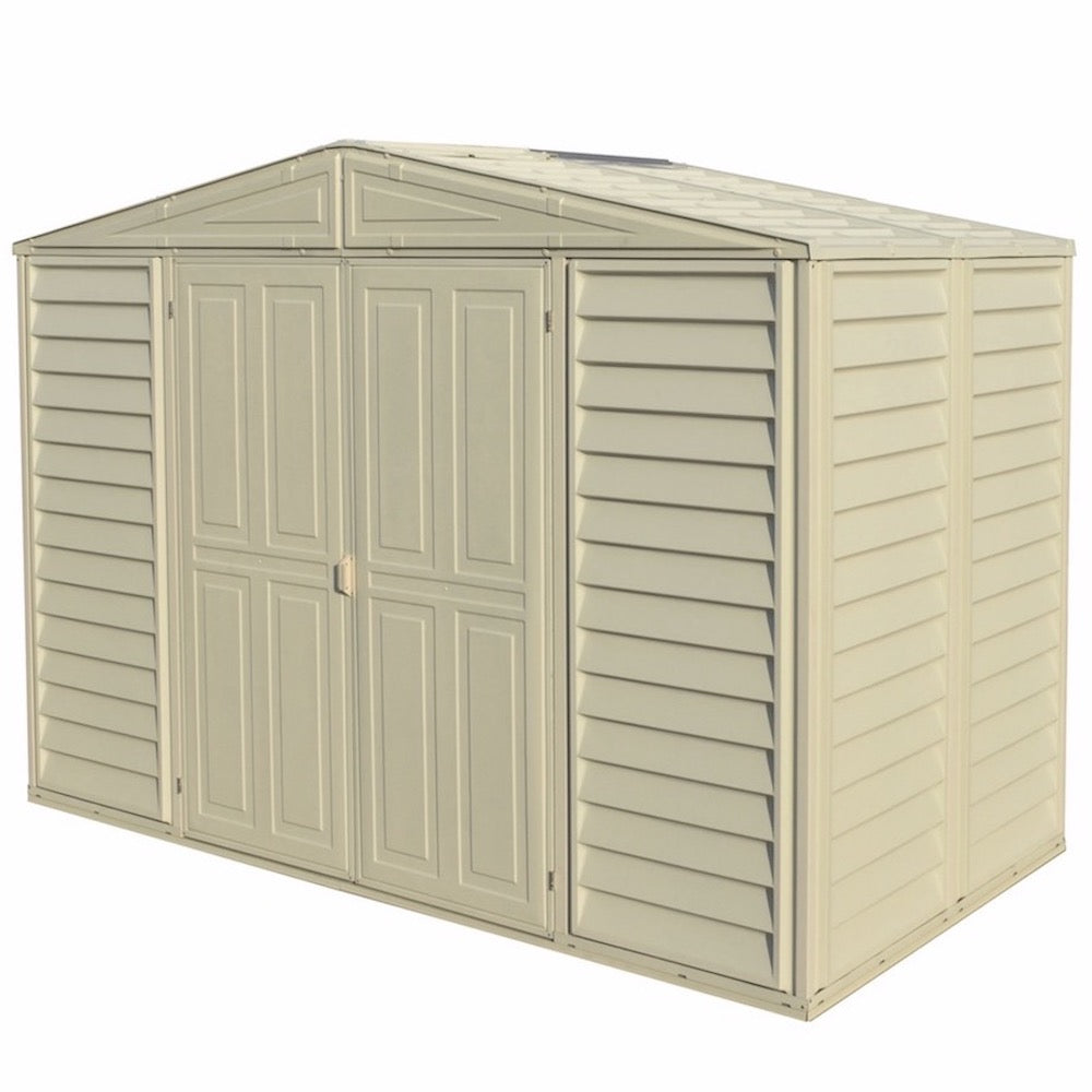 Duramax Woodbridge 5 shed measuring 10.5