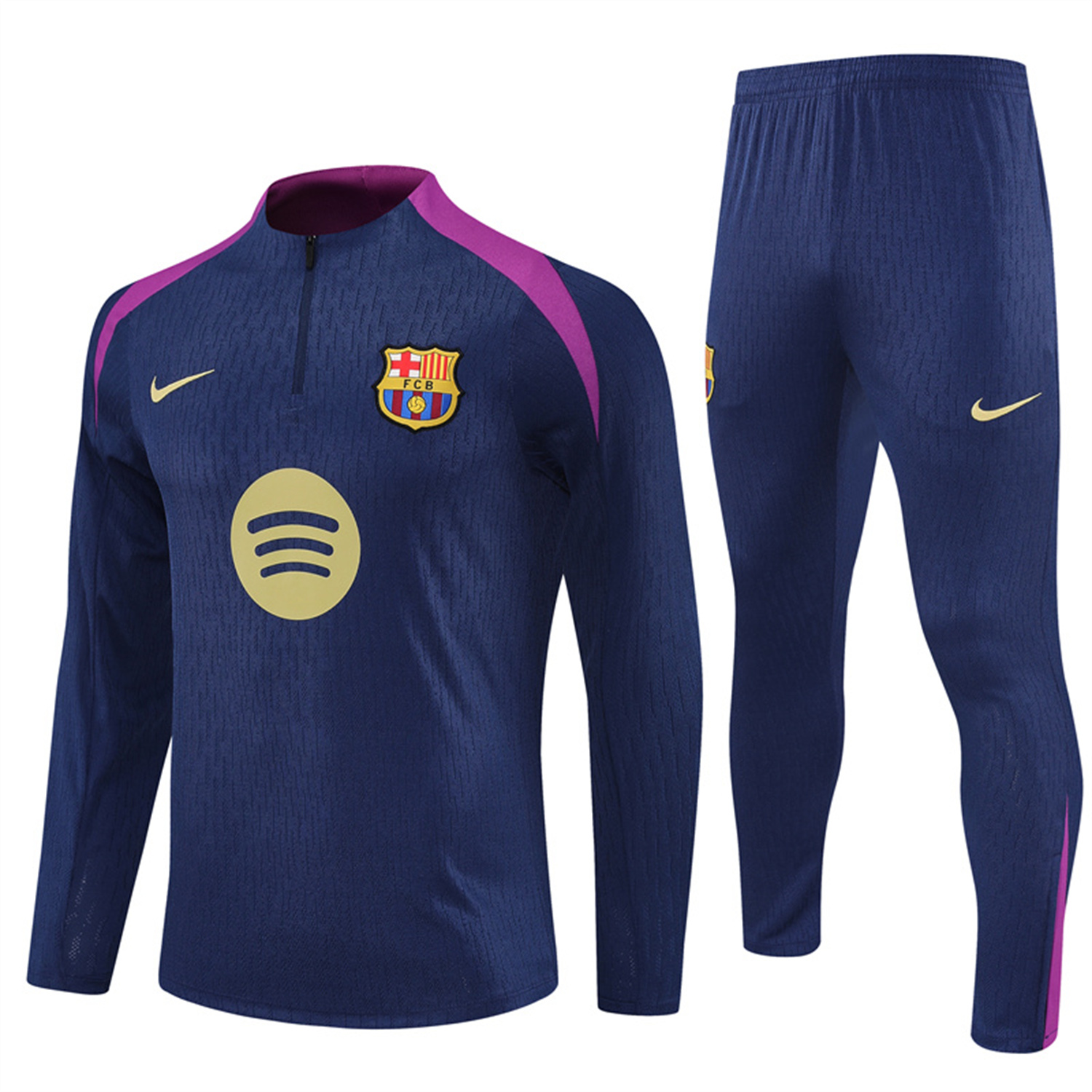 UltraTrikot-Barcelona 25-26 Long Sleeves Training Set - Royal Blue top & Royal Blue Pants