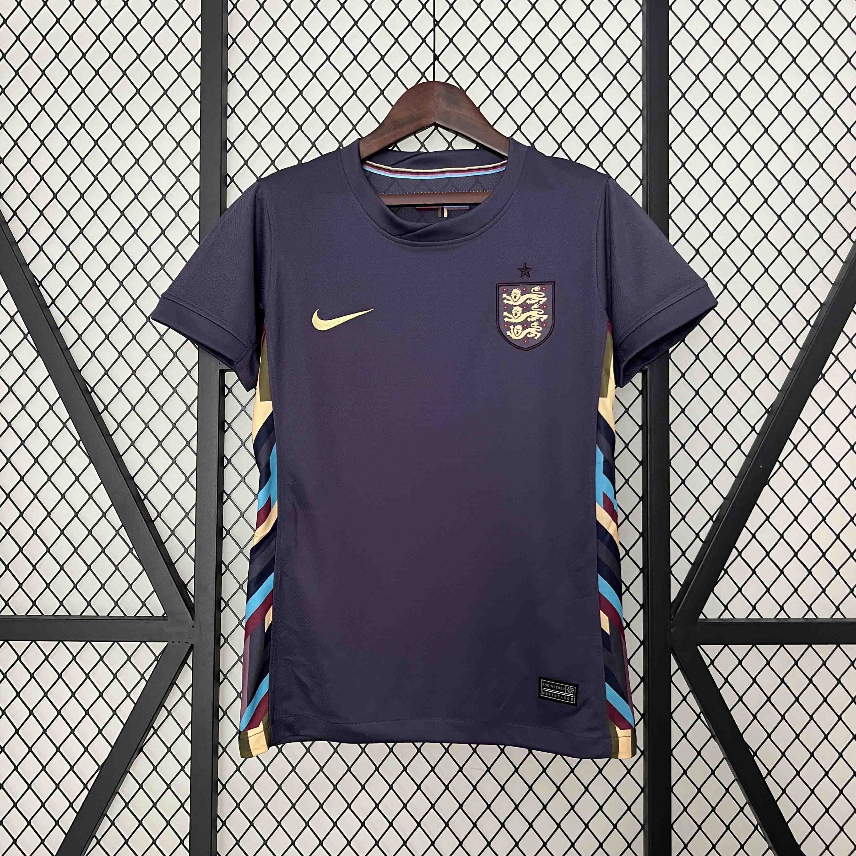 ManixJersey.com | Women's England 2024 Away Stadium Jersey -Customize Name, Number and Patch | Worldwide Shipping