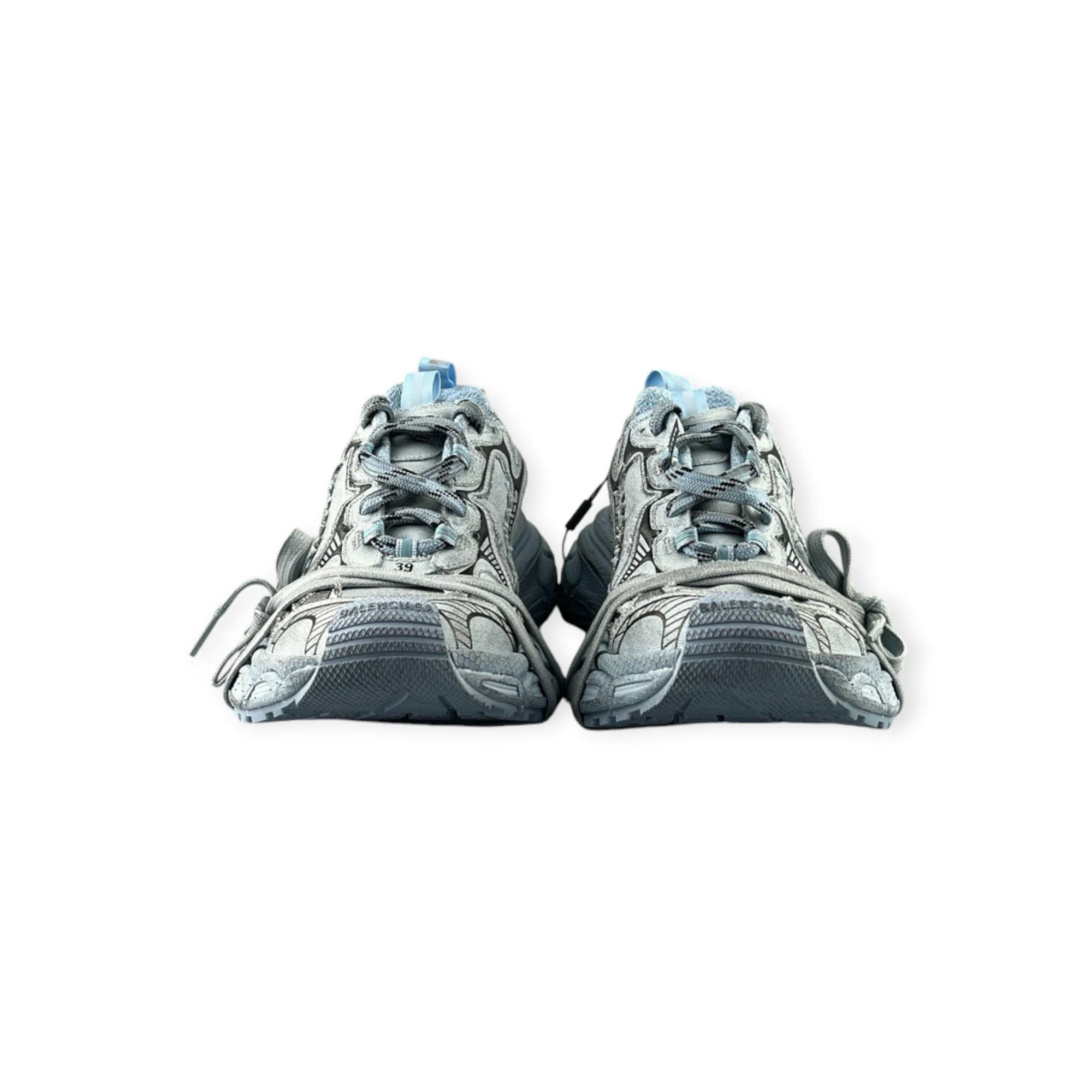 Balenciaga Destoryed 3XL Sneaker in Light Blue、mysite、Cacoeks