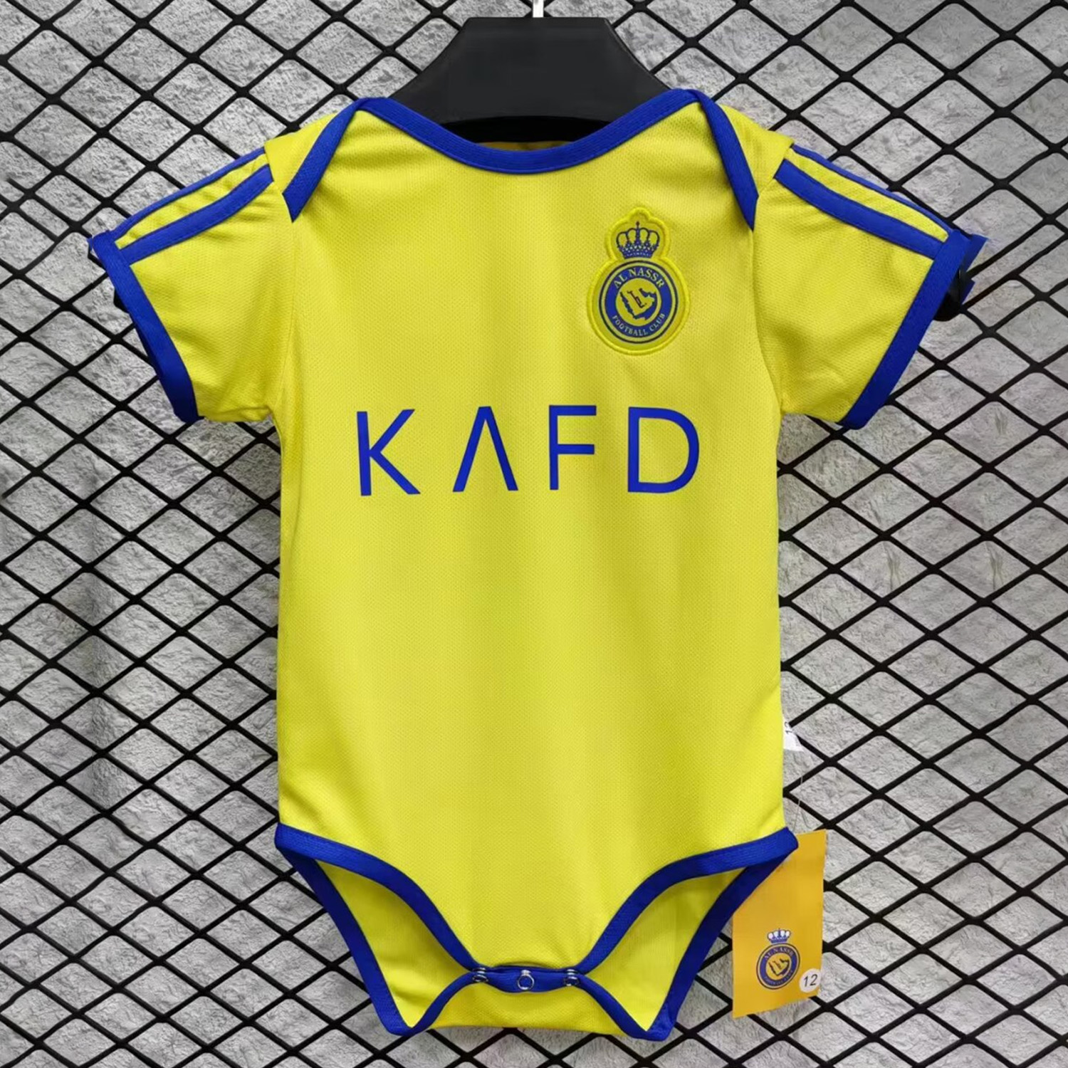 foot-Al Nassr Riyadh Victory 24-25 Home Baby Crawling Suit