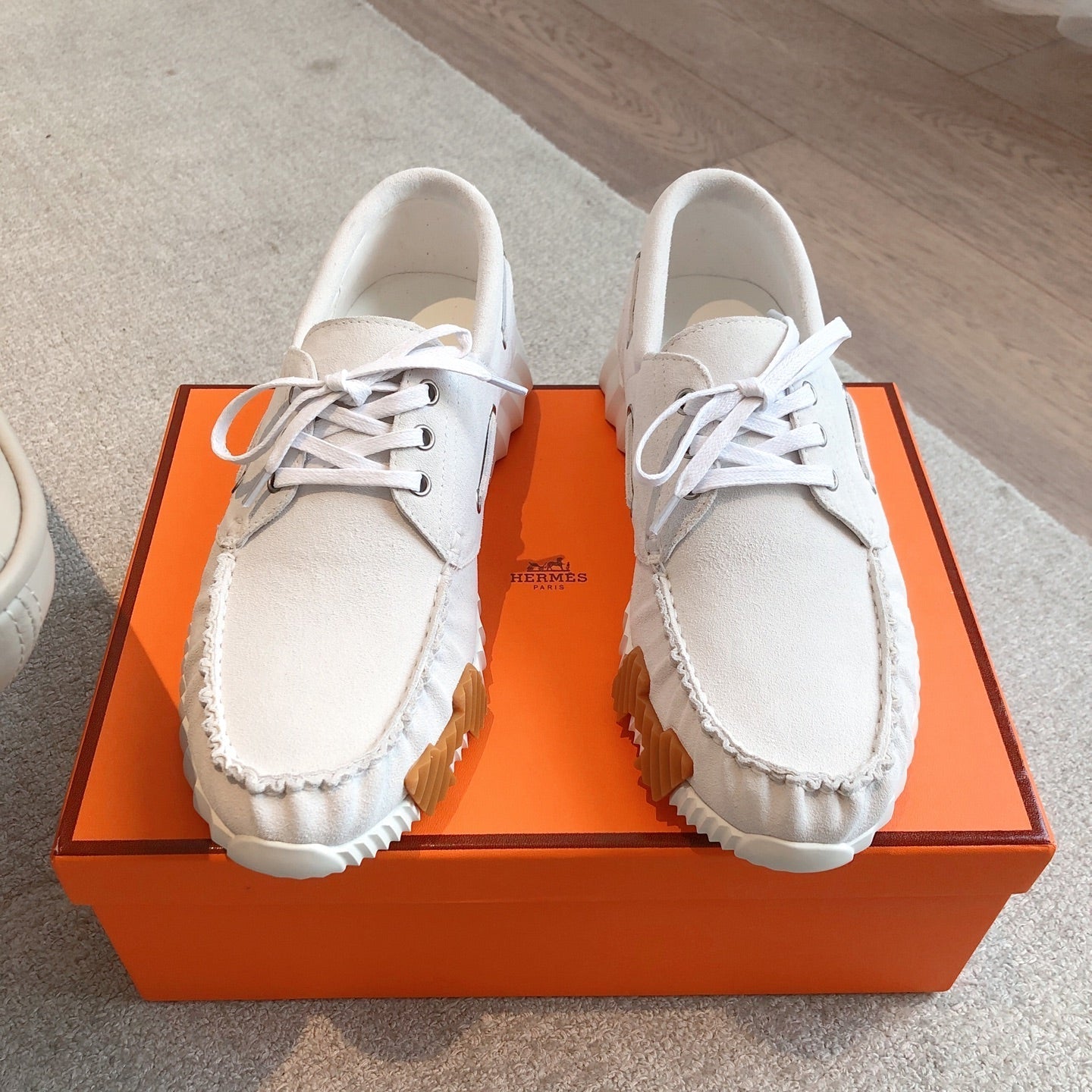 KETCH SNEAKER IN PALE GRAY SUEDE、mysite、Cacoeks