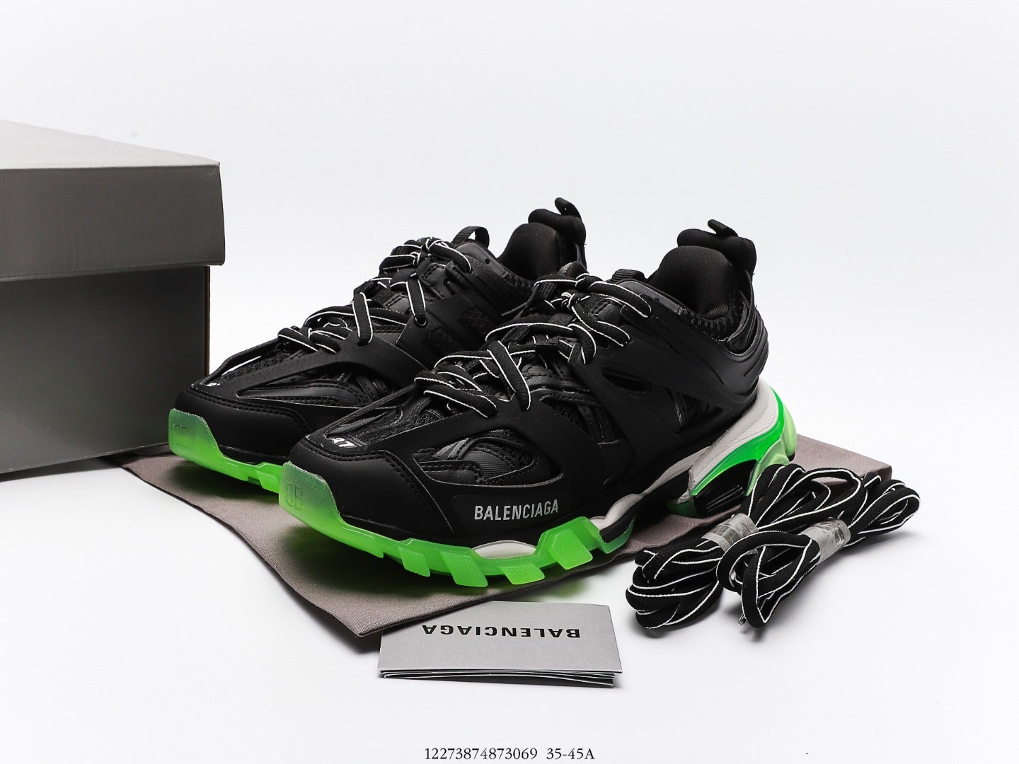 Balenciaga Track Trainer Black Glow In The Dark、mysite、Cacoeks