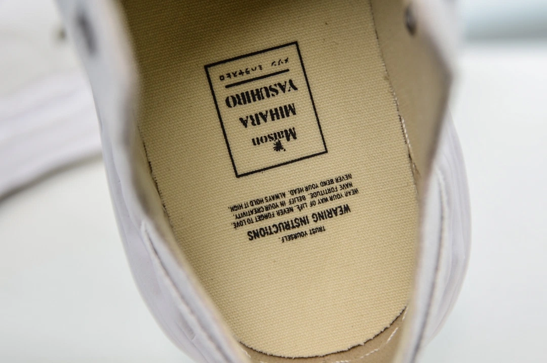 Maison Mihara Yasuhiro Hank OG Sole Canvas Low-top Sneaker White、mysite、Cacoeks
