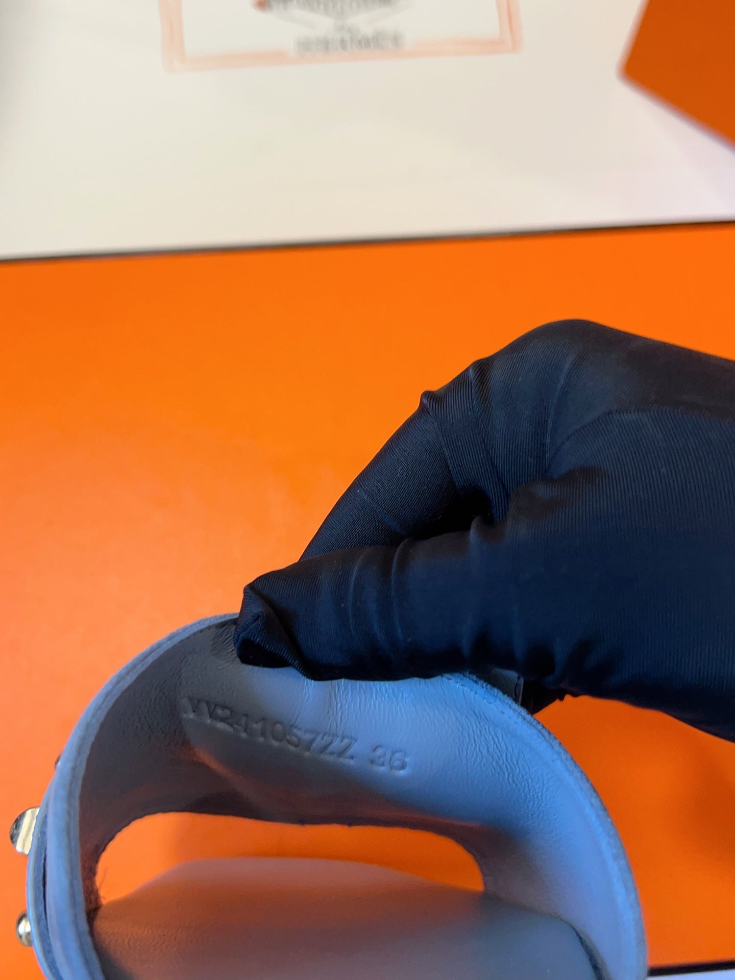 GIULIA FLAT SANDAL IN CERULEAN BLUE SUEDE、mysite、Cacoeks