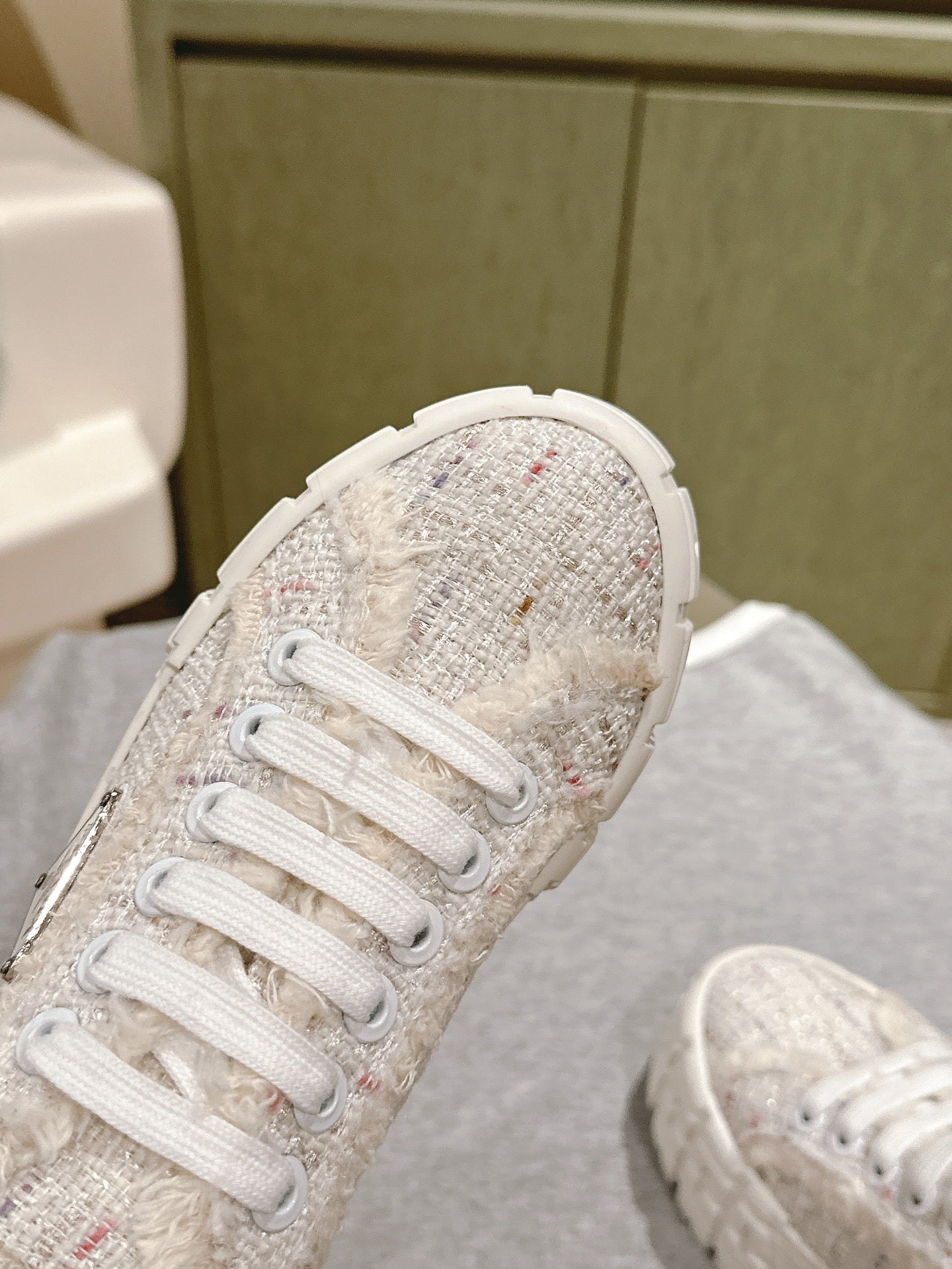 PRA DOUBLE WHEEL RE-NYLON GABARDINE SNEAKERS BEIGE FABRIC、mysite、Cacoeks