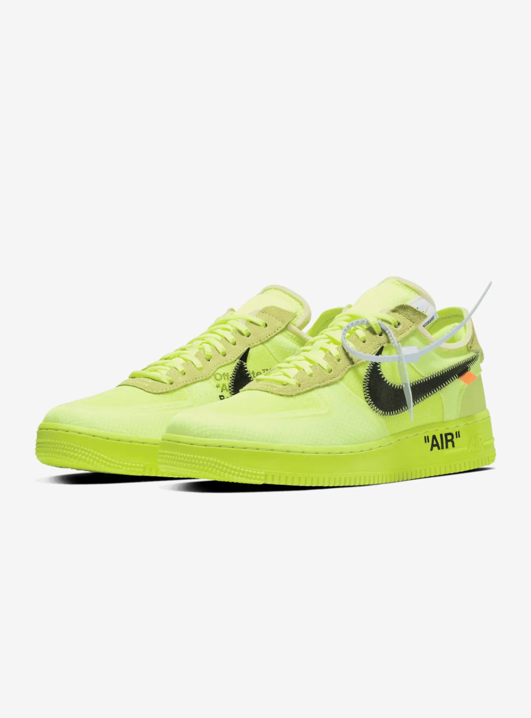 Nike Air Force 1 Low Off-White Volt、NIKE、Cacoeks