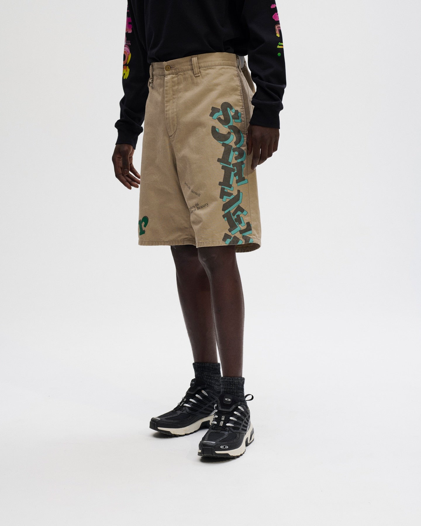 SOPHNET. 25S/S SIMON TAYLOR: LOGO CHINO SHORTS  SOPH-250076 