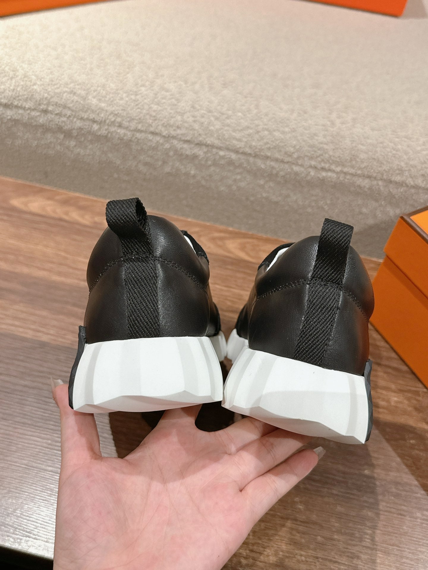 MAINLAND SNEAKER IN BLACK SUEDE AND CALFSKIN、mysite、Cacoeks