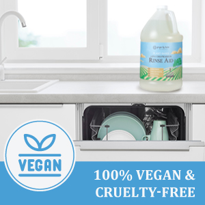 Ginger Lily Farms Botanicals Plant-Based 4-In-1 Dishwasher Rinse Aid