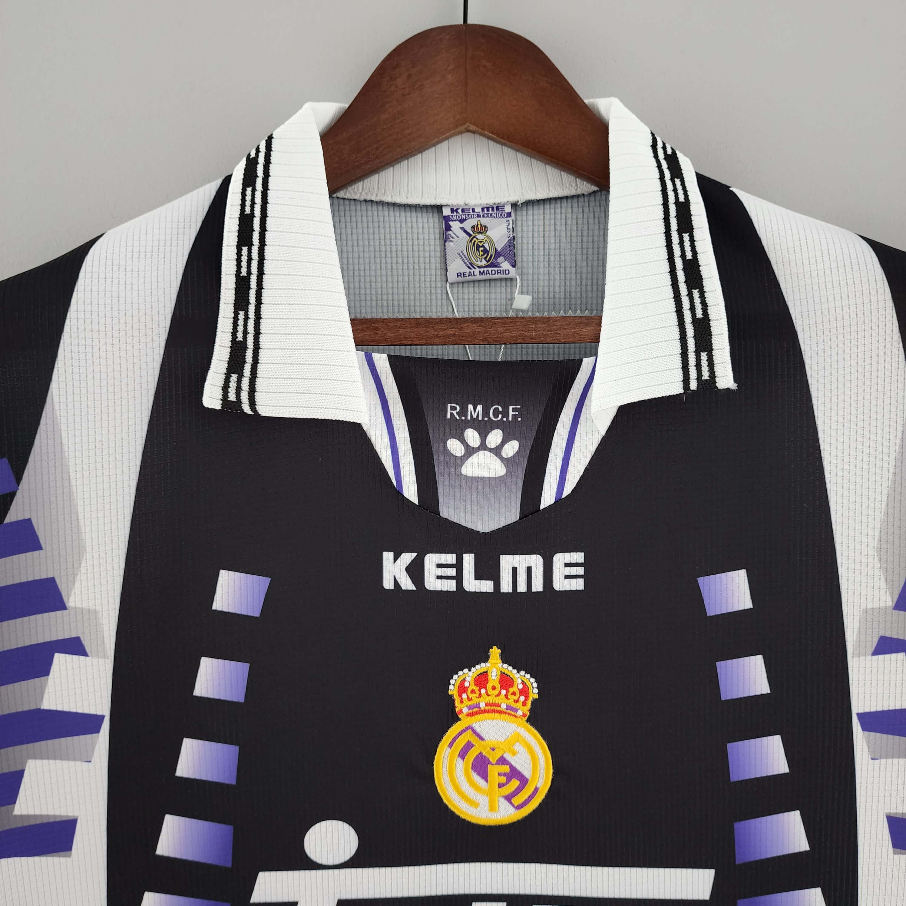 1997/1998 Retro Real Madrid Third Away Football Shirt 1:1 Thai Quality:football jersey mysite: unitedjerseyfootball 邓江浪:football